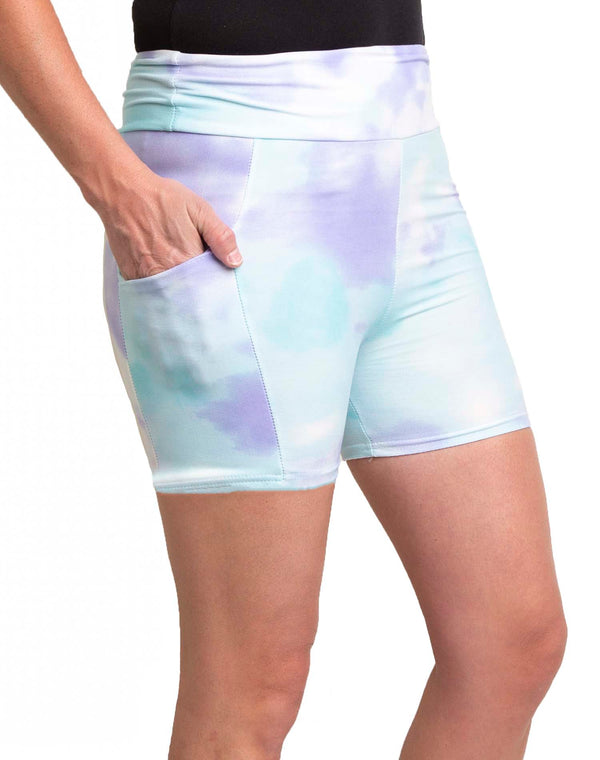SA Exclusive Tie Dye Yoga Shorts