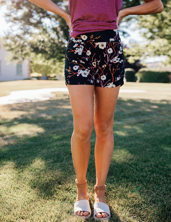 SA Exclusive Cherry Blossom Harem Shorts
